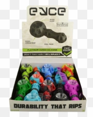 Eyce Silicone Spoon Pipe - 10 Pack Display Dice Game Emoji,Bane Emoji