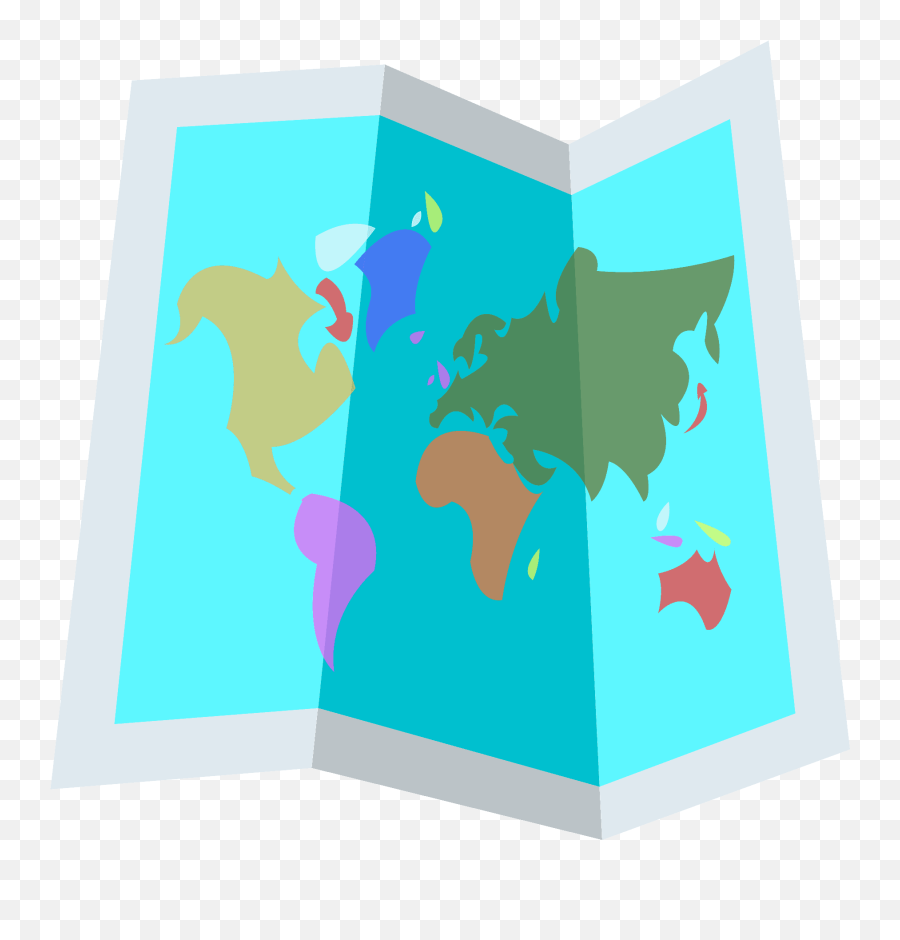 World Map Emoji Clipart - Map Emoticon,Usa Emoji Map