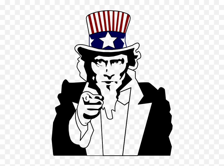 Estranged Uncle Sam - Uncle Sam Clip Art Emoji,Party Horn Emoji