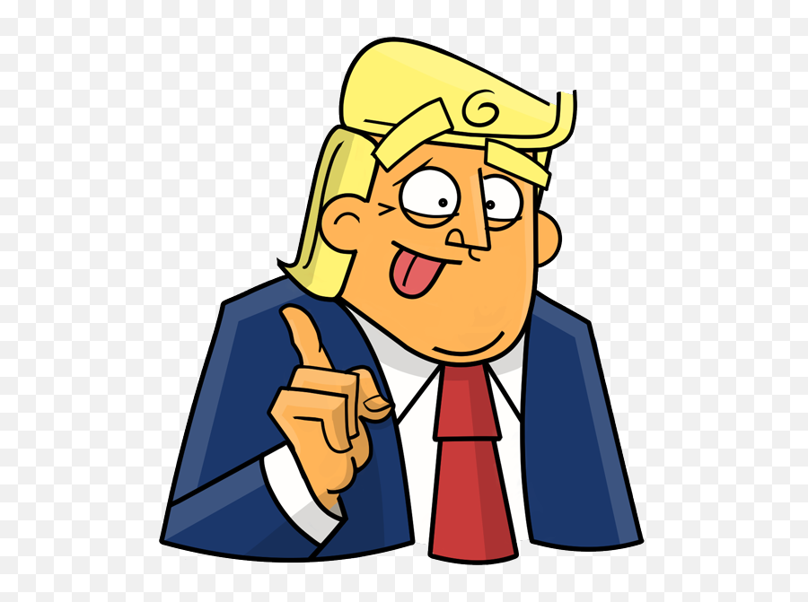 Trump Stickers - Cartoon Emoji,Trump Emojis