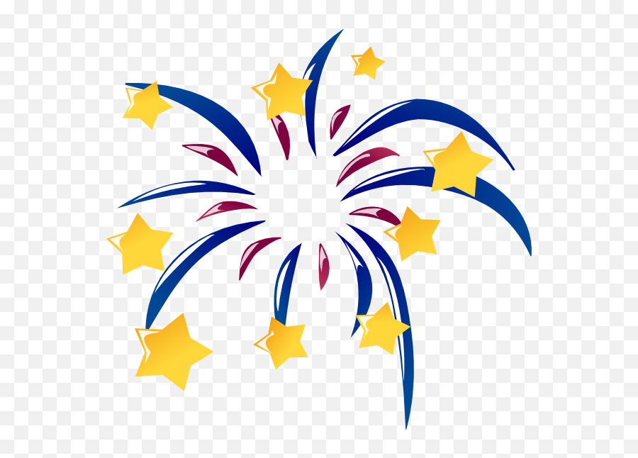 Fireworks Clipart Border Fireworks - Firework Clipart Emoji,Fireworks Emoticon
