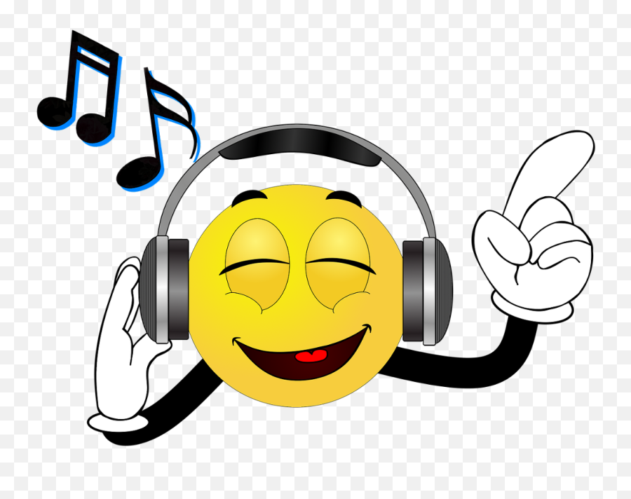 Scmyheadphones Myheadphones Music Emoji Emoticon - Smiley Headphones Icon Png,Hello Emoji