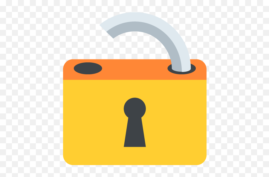 Open Lock Emoji For Facebook Email - Safe Emoji,Open Lock Emoji