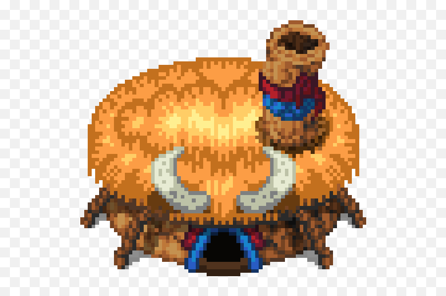 A Central Orc Hut - Illustration Emoji,Thanksgiving Emojis Copy And Paste