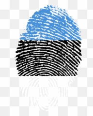 Estonia Flag Fingerprint - Uae Emoji