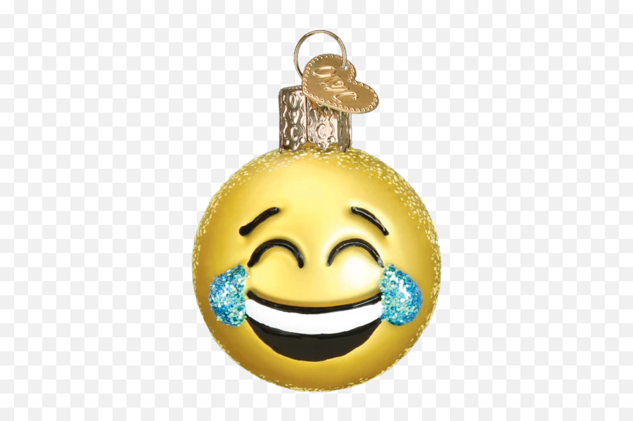 Mini Emoji Ornament Set - Christmas Ornament,Crying With Laughter Emoji