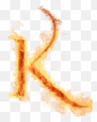 Letter K Png - Fire Letters Emoji