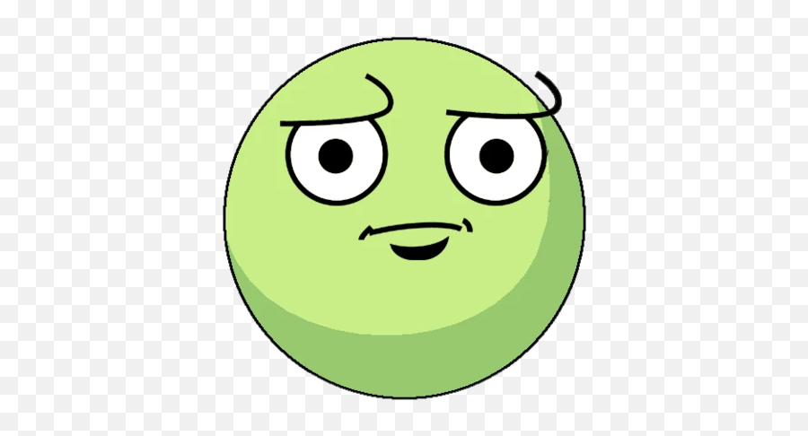 Smiley Faces - Cartoon Green With Envy Emoji,Eek Emoticon