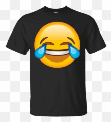 Emoticon Face Tears of Joy Emoji - shirt Laughing Worm On A String Shirt