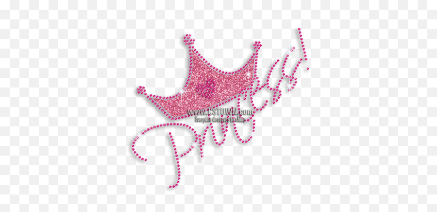 Custom Hot Iron Bling Princess Crown Motif For Clothes - Cstown Motif Emoji,Princess Crown Emoji