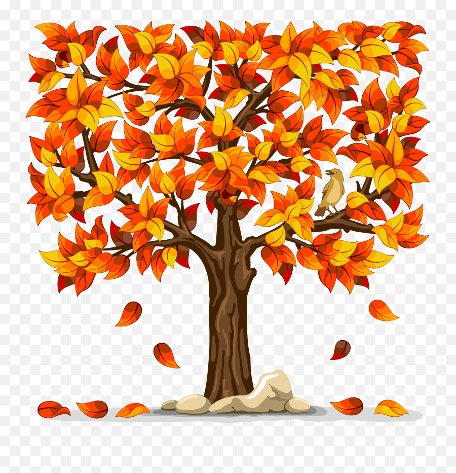 Free Fall Clipart Png Download Free - Drawings Of Autumn Trees Emoji,Fallen Leaf Emoji
