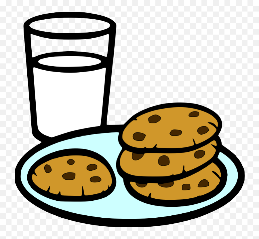 Library Of Biscuit Book Graphic Library Download Png Files - Milk And Cookies Clip Art Emoji,Chocolate Chip Cookie Emoji