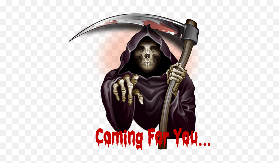 Grimreaper Reaper Death Skeleton - Grim Reaper Coming For You Emoji,Grim Reaper Emoji