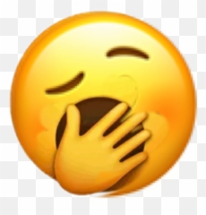 Imgurditsch Yawn - Apple Lip Bite Emoji,Yawn Emoji