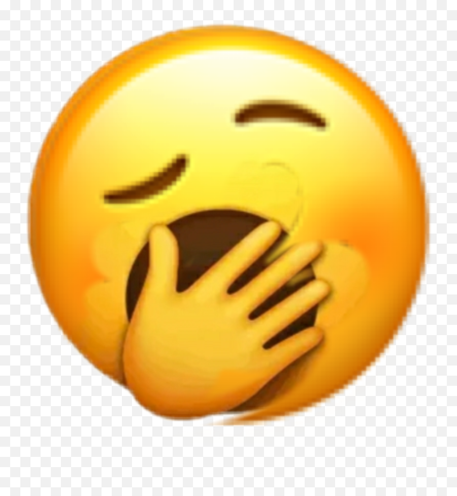 Imgurditsch Yawn - Apple Lip Bite Emoji,Yawn Emoji - free transparent ...