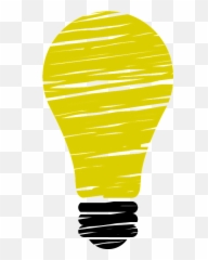 Stylized Light Bulb Clipart - Incandescent Light Bulb Emoji,Lightbulb Emoji