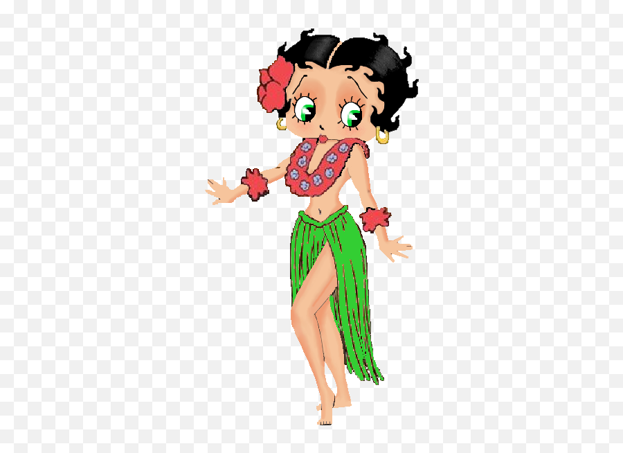 Betty Boop Betty Boop Pictures - Hot Hawaiian Dancer Clipart Emoji,Hula Emoji