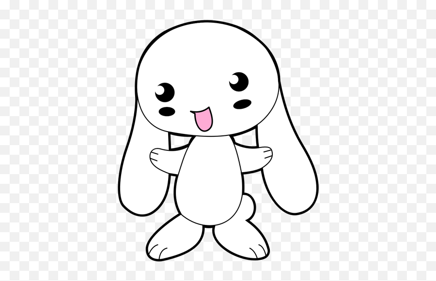 Cute Cartoon Bunny - Cute Drawing Pictures Download Emoji,Dancing Twins Emoji