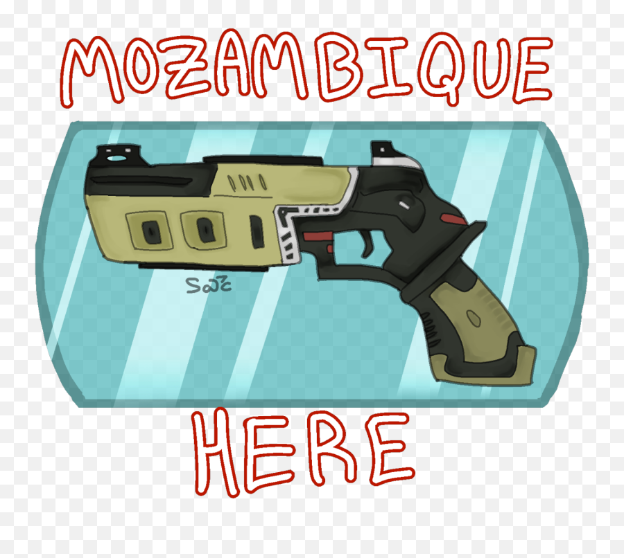 Mozambique Here Tumblr Posts - Firearm Emoji,Moyai Emoji