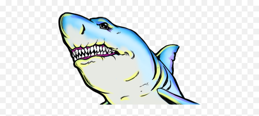 Transparent Emotes Cartoon Shark - Clip Art Emoji,Shark Emoji Android