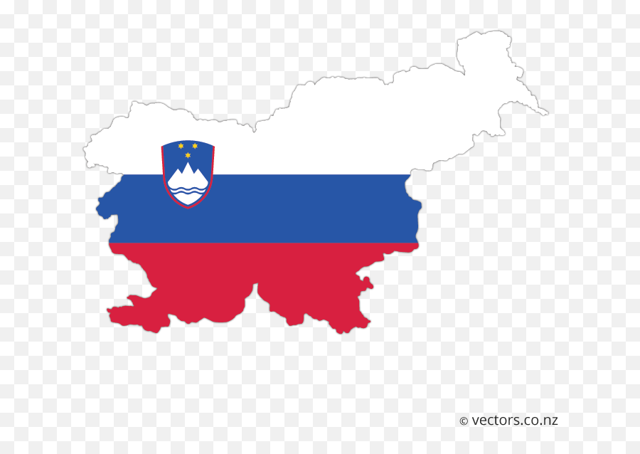 Flag Vector Map Of Slovenia - Slovenia Flag Emoji,Holland Flag Emoji