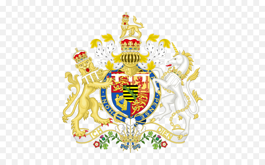 Coat Of Arms Of Albert Edward - Royal Coat Of Arms Emoji,British Flag And Queen Emoji