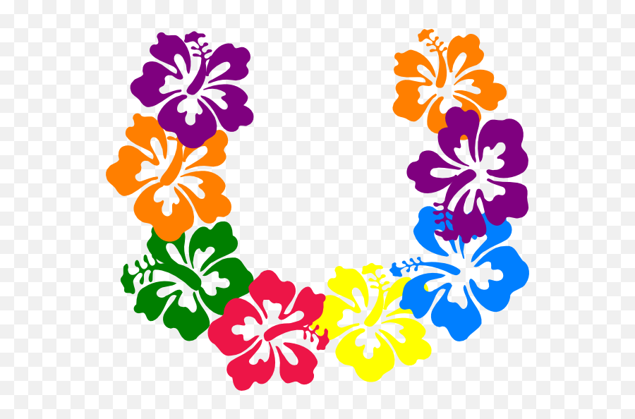 Island Clipart Hawiian Island Hawiian - Hawaiian Lei Clip Art Emoji,Mahalo Emoji