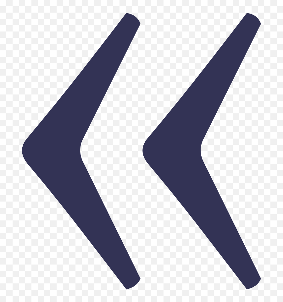 Left Pointing Double Angle - Left Mark Emoji,Quotation Marks Emoji