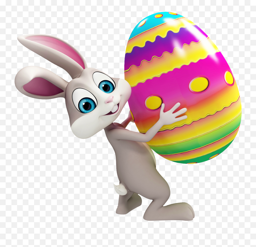 Easter - Transparent Background Easter Bunny Clipart Emoji,Easter Bunny Emoji