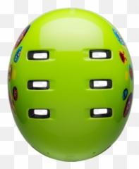 Bell Lil Ripper Kids Helmet Green Monsters - Smiley Emoji,Emoticon Helmet