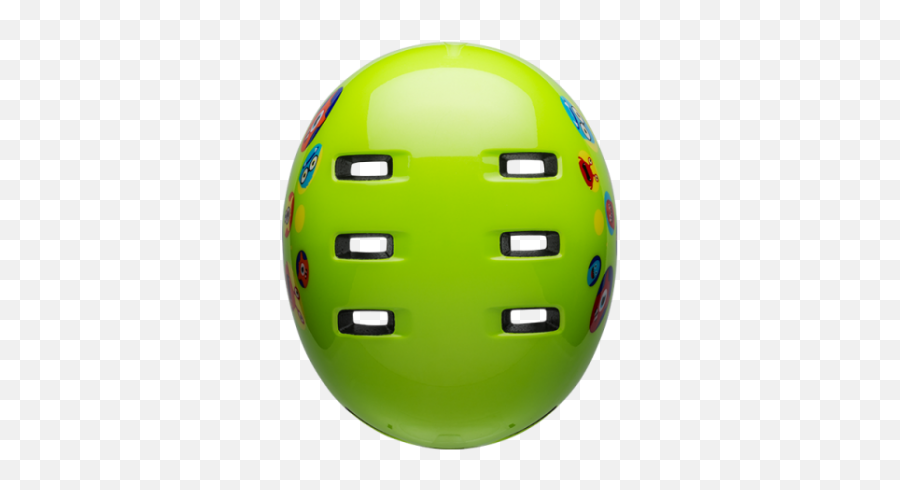 Bell Lil Ripper Kids Helmet Green Monsters - Smiley Emoji,Emoticon Helmet