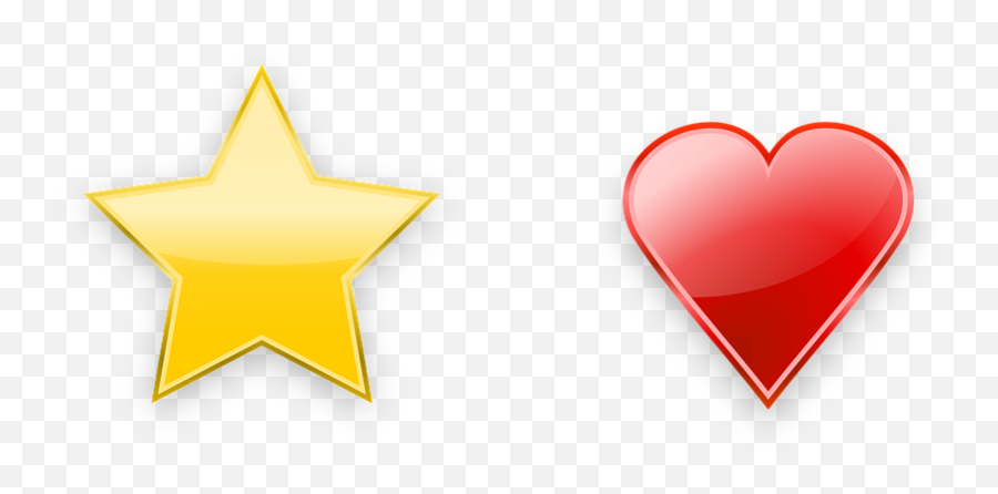 1 Free Star Christmas Vectors - Heart Red And Yellow Star Emoji,Star Wars Emoji