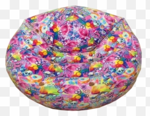 Psychedelic Collage Blow - Up Chair Inflatable Emoji,Chair Emoji
