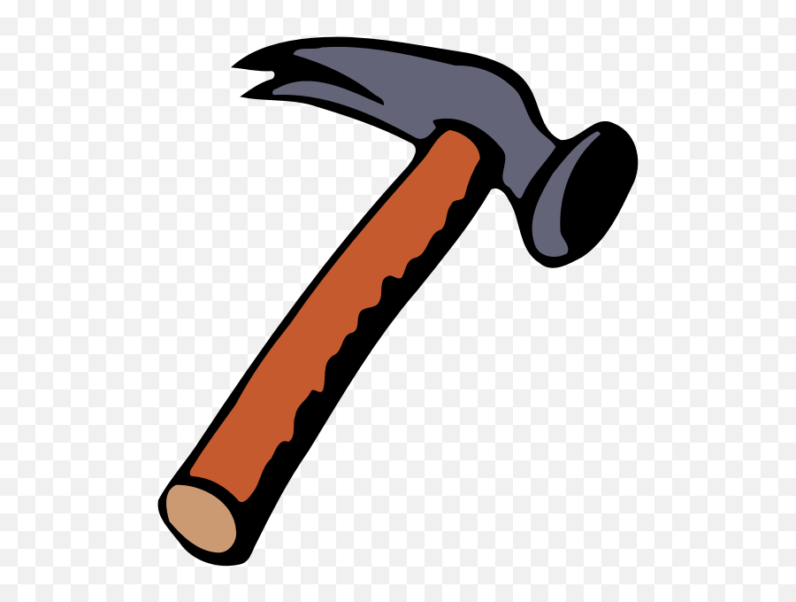 Brown Sharp Hammer - Tools Clipart Emoji,Brown Fist Emoji