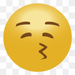Kiss Lips Heart - Transparent Smile Emoji