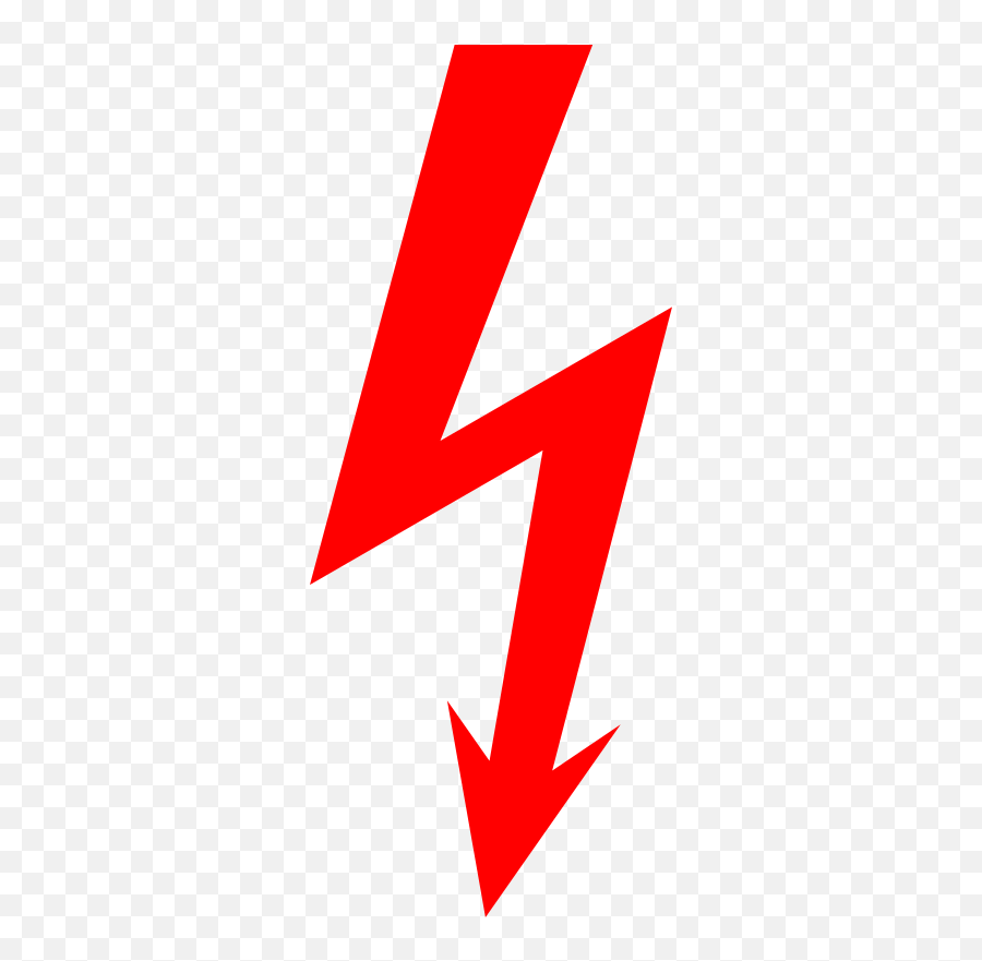 Png Electric Sign - Red Electric Sign Emoji,Lightning Emoji Png