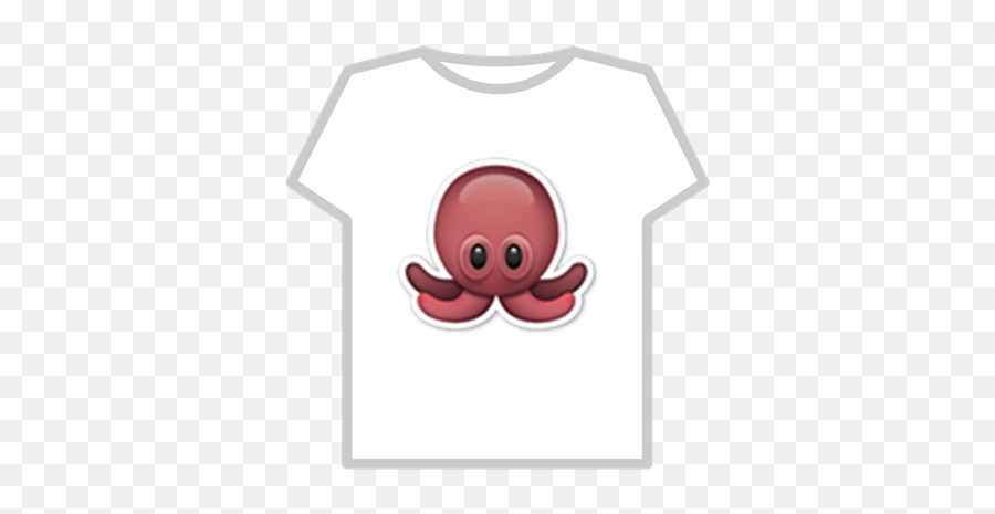 Octopus Emoji Roblox Boob T Shirt Free Transparent Emoji