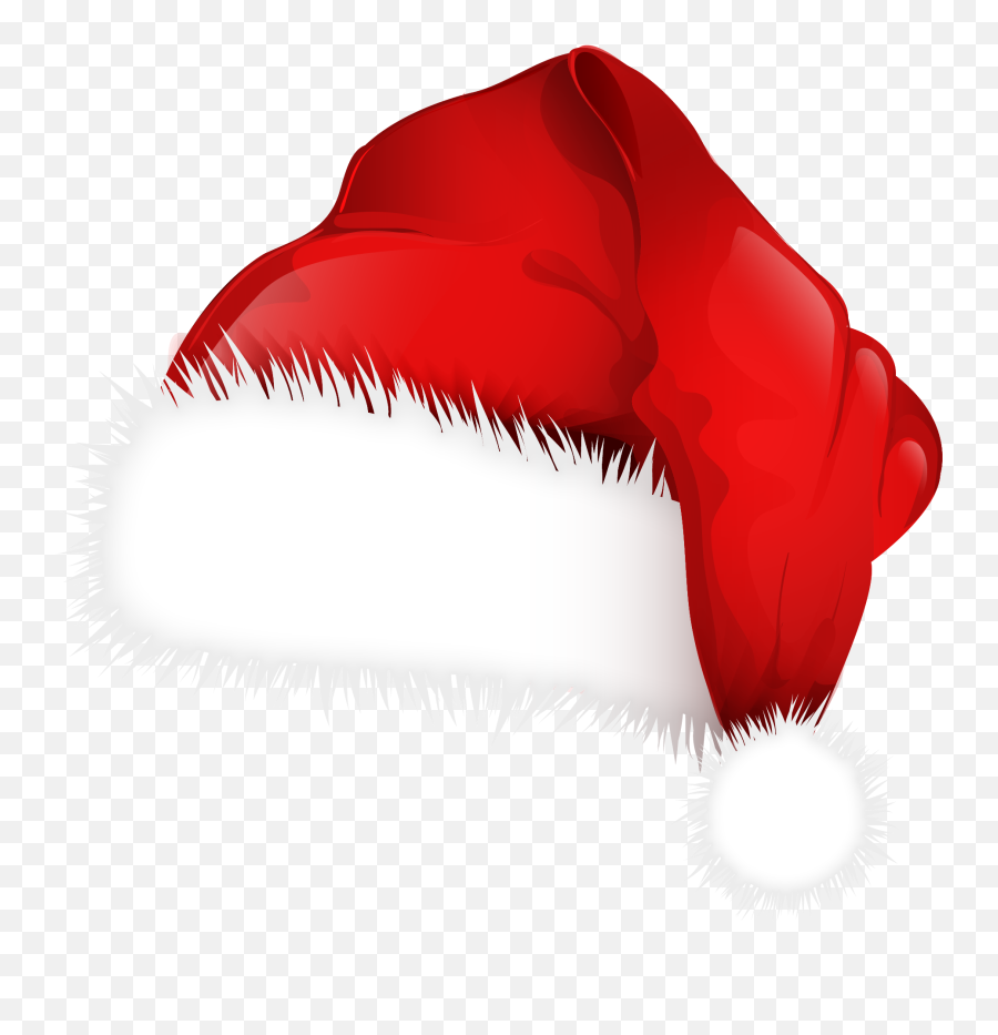 Emoji Clipart Transparent Xmas Hat - Christmas Anime Hat Png,Emoji With Santa Hat