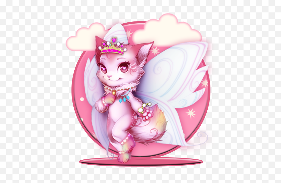 Taffy Angel Cat Theme - Apps On Google Play Fairy Emoji,Lucky Cat Emoji