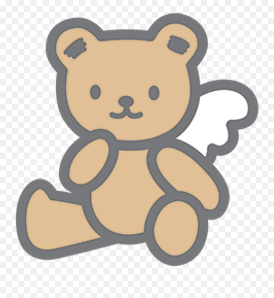 Ddlg Baby Bear Cgl Ageregression Abdl Freetoedit Clipart - Hello Teddy Bear Emoji,Teddy Bear Emojis