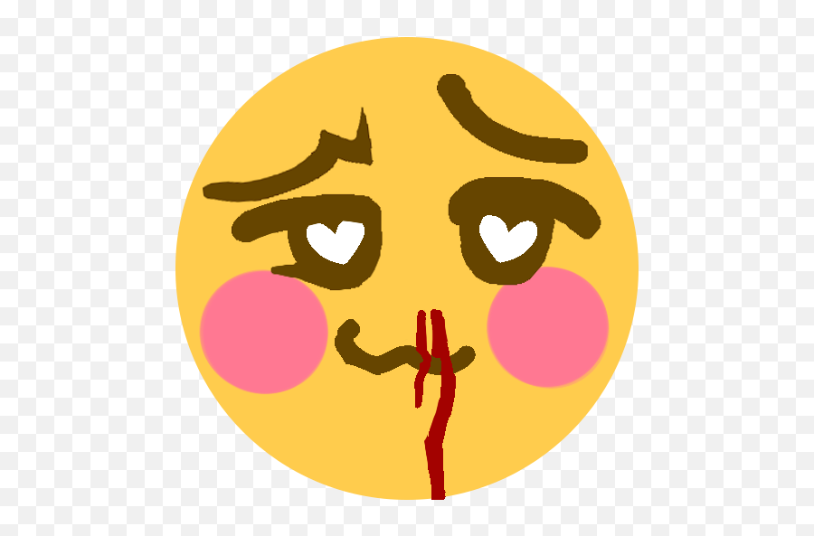 Emoji Nosebleed Blood Enamorado - Anime Nose Bleed Emoji,Blood Type Emoji