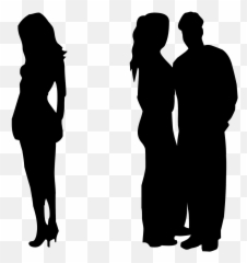 Anger Rejection Sad Silhouette People - Love Relationship Broken Heart Emoji