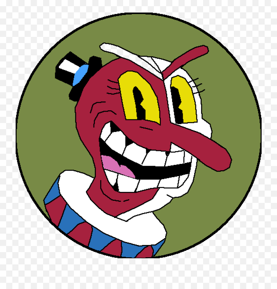Pixilart - Cuphead Bosses Beppi The Clown Emoji,Clown Emoticon