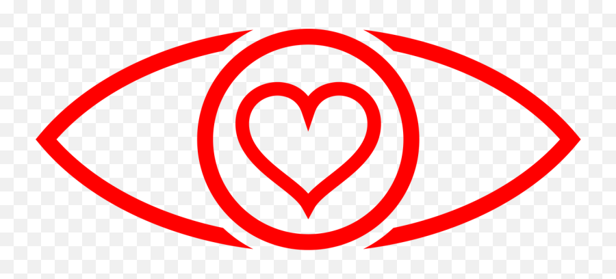 Heart Eye Transparent Background Red Logo - Heart Eye Png Emoji,Blue Heart Emoji