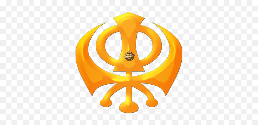 Download Khanda Png Hq Png Image - Shri Guru Nanak Dev Ji Birthday Emoji,Khanda Emoji