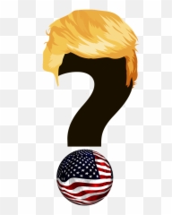 Trump President Question Mark State - Donald Trump Question Mark Emoji,New York Flag Emoji