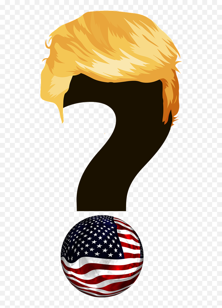 Trump President Question Mark State - Donald Trump Question Mark Emoji,New York Flag Emoji