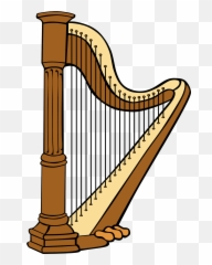 Clipart Hands Harp Transparent - Clipart Harp Emoji,Harp Emoji
