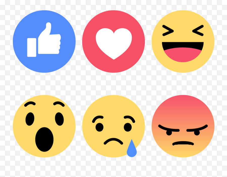 Facebook Emoticons Emoji Faces Vector - Icon Facebook Emoji Png,Emoticons And Emoji