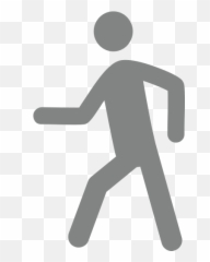 Pedestrian Emoji For Facebook Email - Traffic Sign